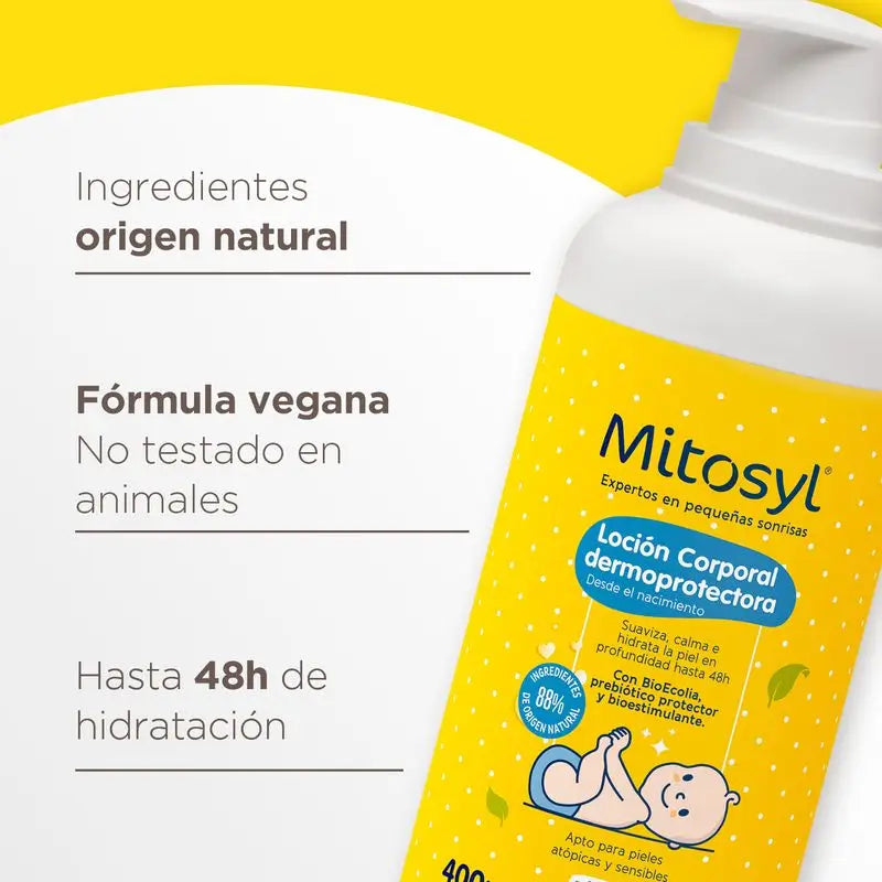 Mitosyl Baby Loção corporal dermo-protetora , 400 ml