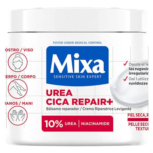 Autres Public Mixa Body Care Mixa Urea Cica Repair+ Replenishing Balm for Dry, Rough and Irregular Skin 400Ml