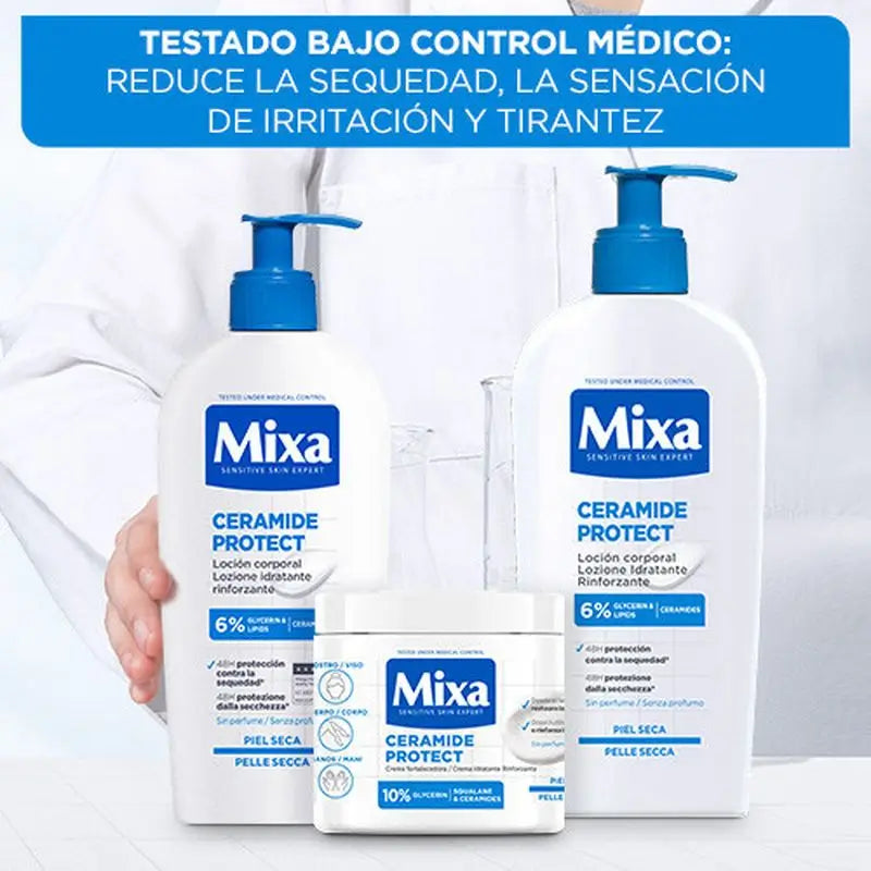 Autres Public Mixa Body Care Mixa Ceramide Protect Creme Fortalecedor Para Pele Muito Seca 400Ml