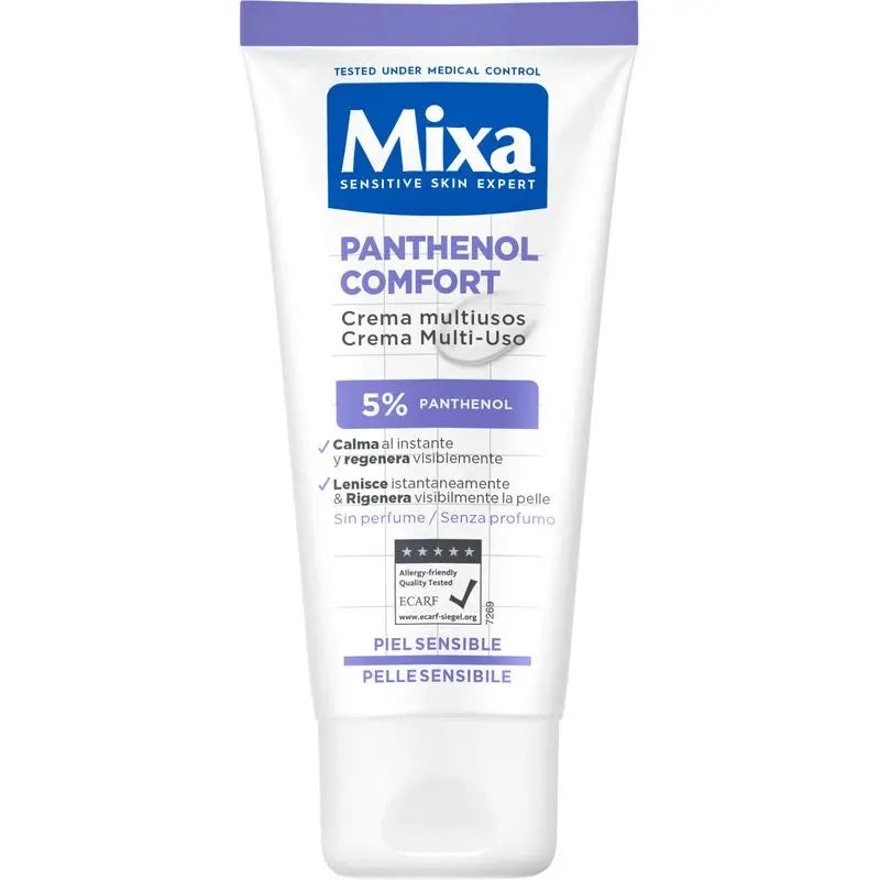 Mixa Pantenol Comfort Creme multiusos para peles sensíveis 50 ml