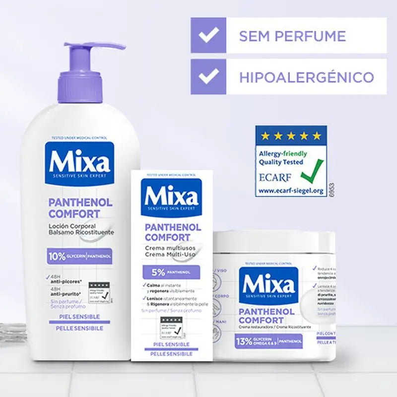 Mixa Pantenol Comfort Creme Reparador Para Pele Com Tendência Atópica 400Ml