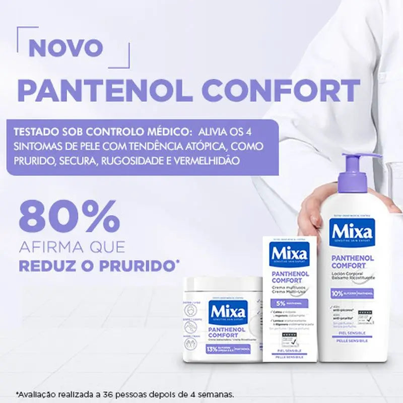 Mixa Pantenol Comfort Creme Reparador Para Pele Com Tendência Atópica 400Ml