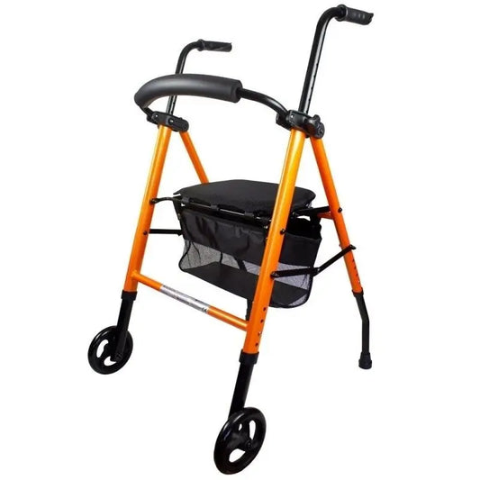 Mobiclinic Andador Para Ancianos Con Asiento Y Repaldo Plegable 