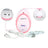 Mobiclinic Detetor Fetal - Mini - Elegante - Compacto - Portátil - Rosa - Angelsounds