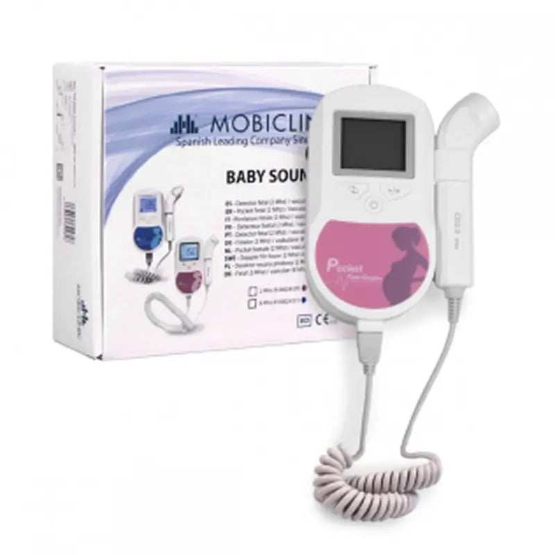 Mobiclinic Doppler fetal - 2Mhz - Portátil - Som para bebés C