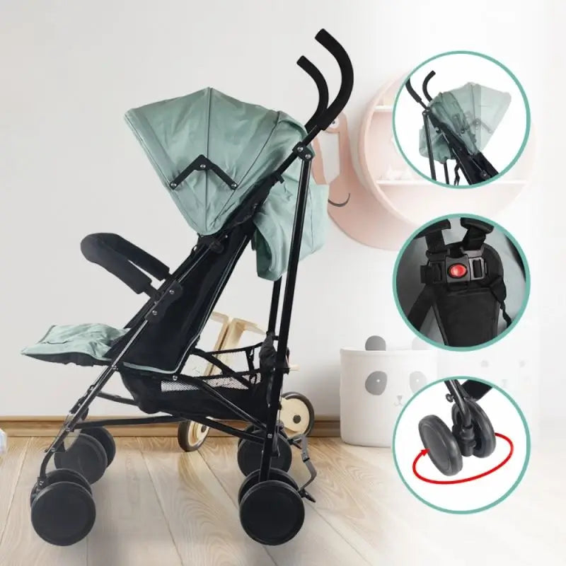 Mobiclinic Elefant Carrinho de Passeio Dobrável 15 Kg Verde