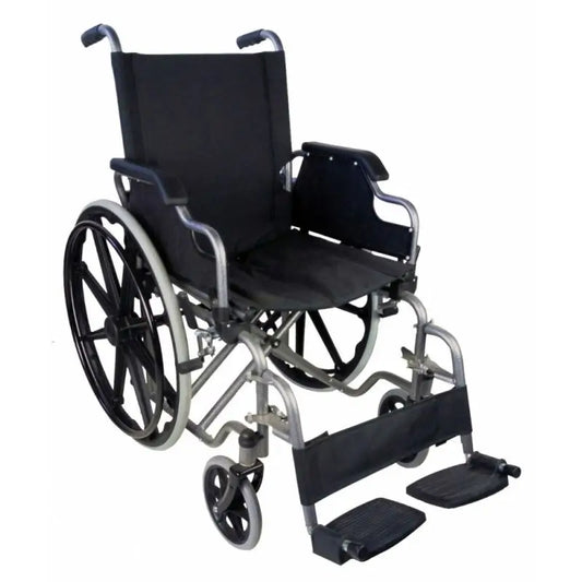 Mobiclinic Silla De Ruedas Plegable Con Reposabrazos Abatibles