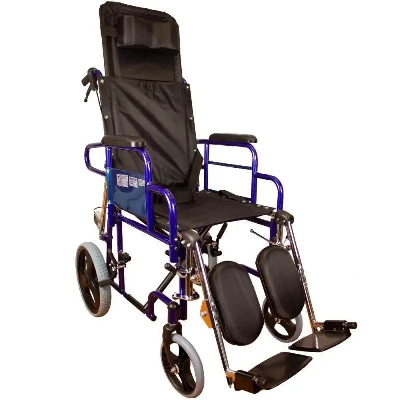 Mobiclinic Silla De Ruedas Plegable Con Respaldo Y Frenos