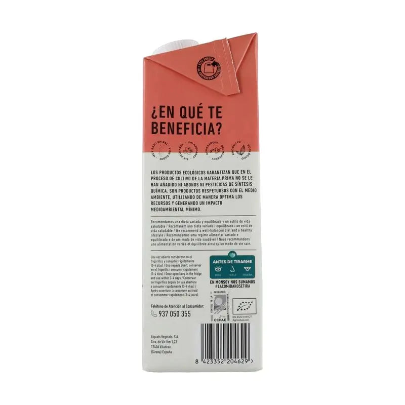 Monsoy Bebida Vegetal de Aveia 0% Açúcar 1Lt 6Pcs. Bio