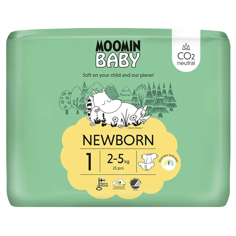 Bebé Moomin 1 , 25 unidades