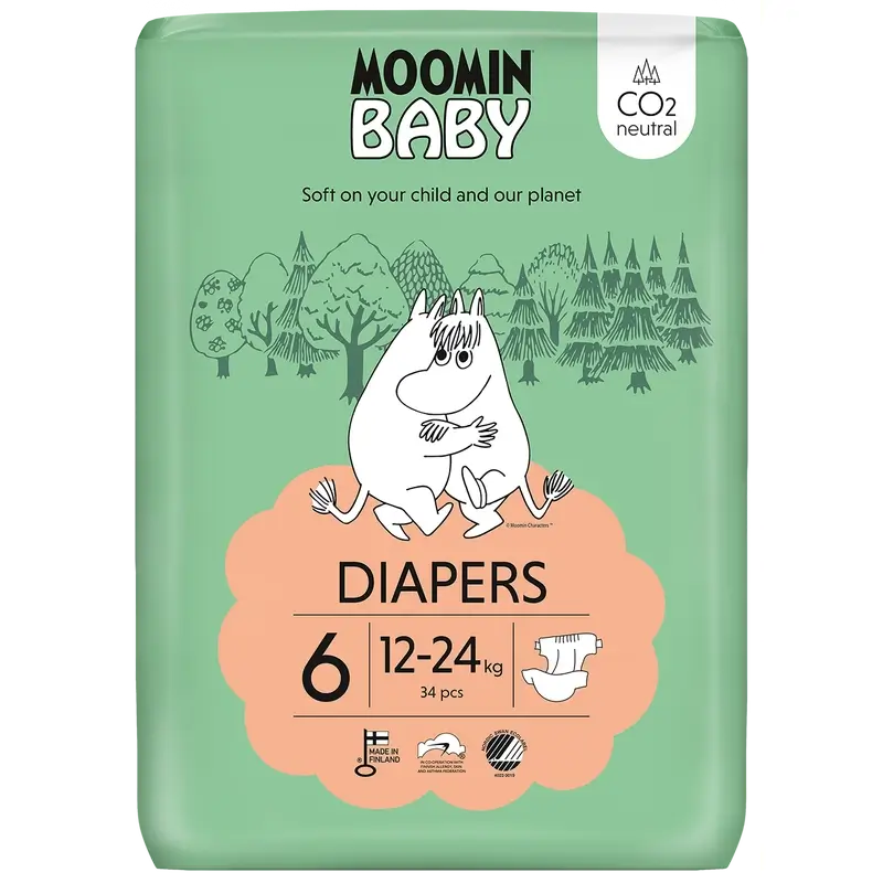 Bebé Moomin 6 , 34 unidades