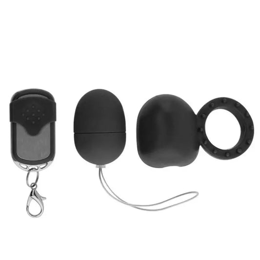 Moove Anillo Vibrador Con Control Remoto Negro