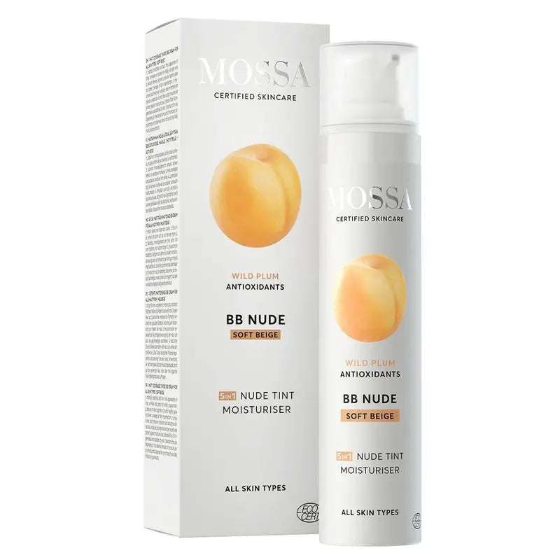 Mossa Bb Nude Soft Beige 5 En 1  Hidratante Color 50Ml. 