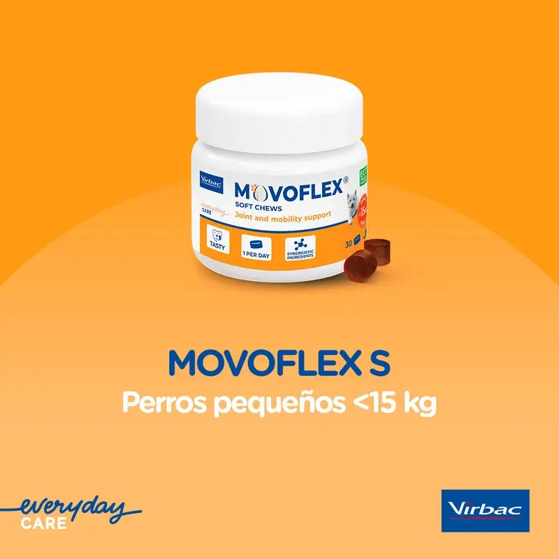 Movoflex Chondroprotector Cães Pequenos Até 15Kg, 30 Comprimidos