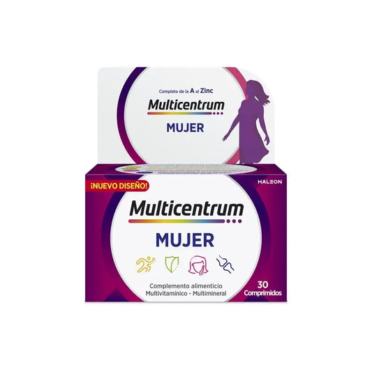 Multicentrum Selecione o complemento de alimentos multivitamínicos para adultos, 50 + 30 comprimidos