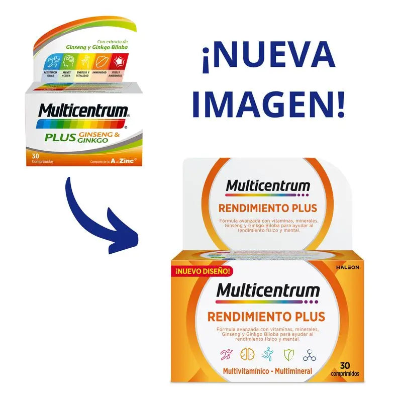 Multicentrum Performance Plus Multivitamin, 30 comprimidos