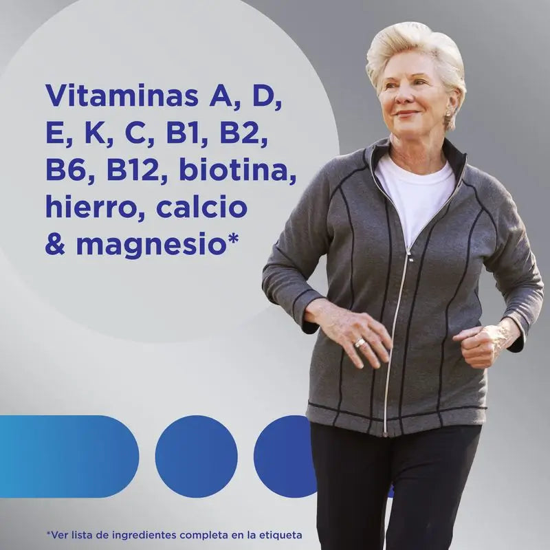 Multicentrum Adults 50+ Suplemento alimentar multivitamínico para adultos com mais de 50 anos, 90 comprimidos