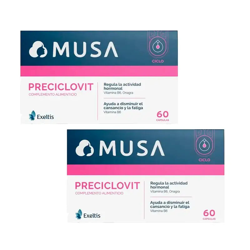 Musa Duplo Preciclovit Pré-menstrual , 2 x 30 cápsulas