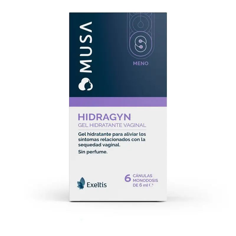 Musa Hydragin Hidratante Vaginal, 6 cânulas