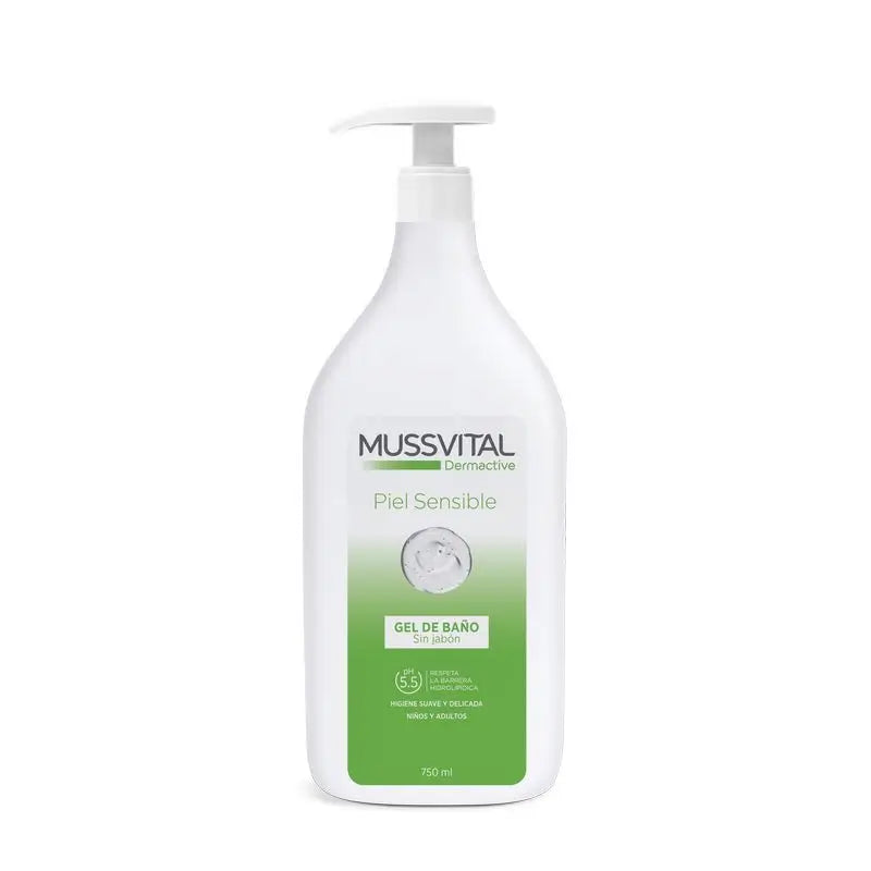 Mussvital Dermactive Gel Pele Sensível, 750 ml