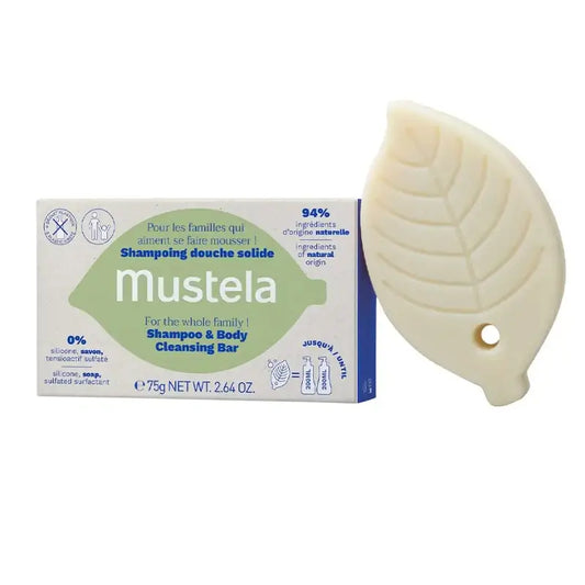 Mustela Champô Sólido Cabelo e Corpo, 75G