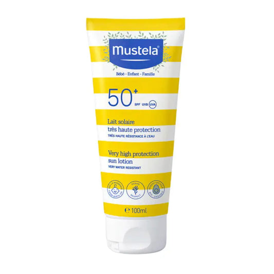 Mustela Leche Solar Muy Alta Protección SPF 50+, 100 ml