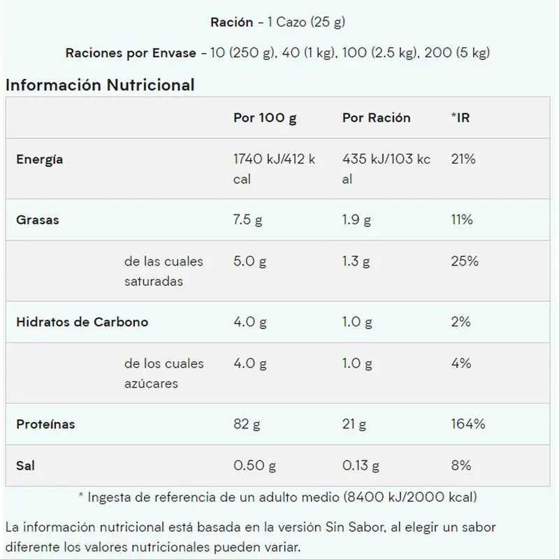 Myprotein Impact Whey Isolate Baunilha , 1 kg