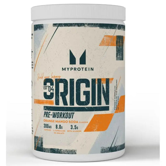 Myprotein Origin Pré-treino sem estimulantes, Laranja e Manga, 600 g