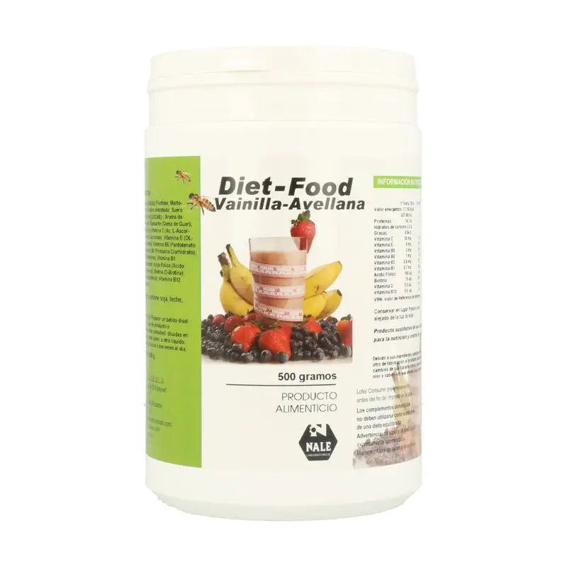 Nale Diet Food Batido de baunilha e avelã 500Gr