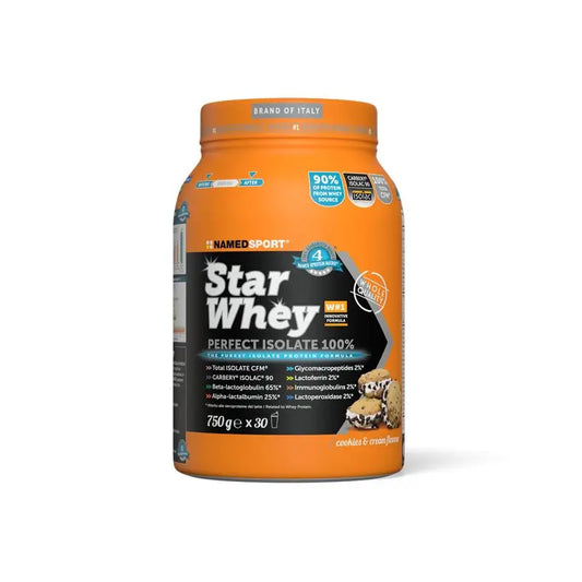 Named Sport Protein Star Whey Isolate Cookies & Cream , 1 frasco de 750 g