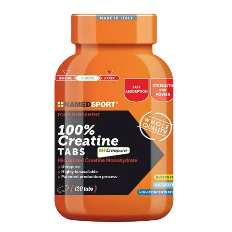 Named Sport Supplement 100% Creatine Tab , 1 frasco de 120 cpr