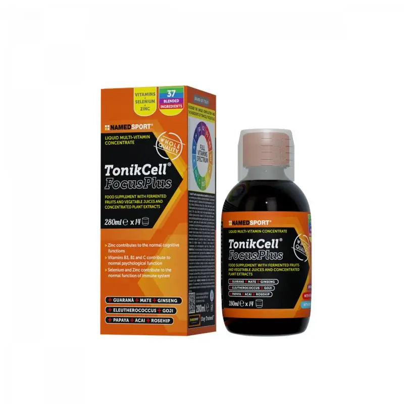 Nomeado Sport Vitamins & Minerals Tonikcell® Focusplus , 1 frasco de 280 ml