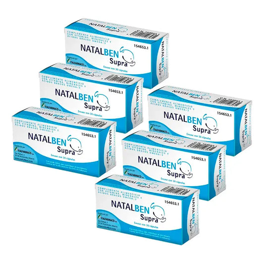 Natalben Supra Nutraceutical , 6 x 30 cápsulas