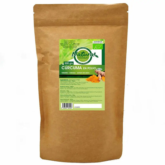 Natura Premium Curcuma En Polvo Bio , 500 gr