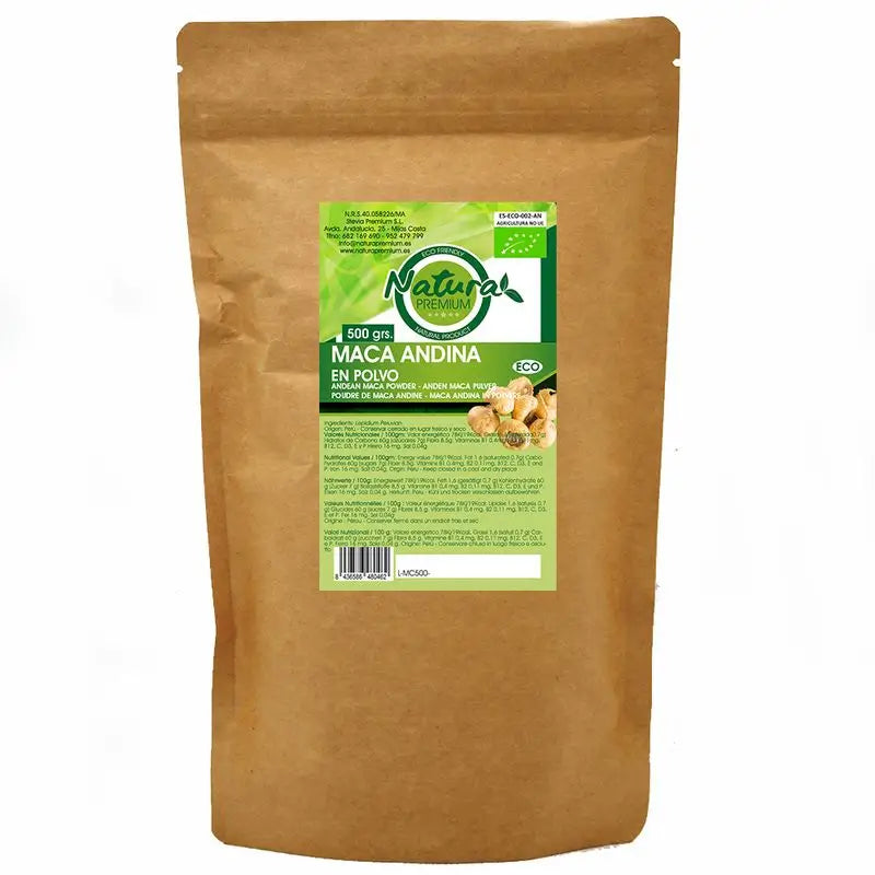 Natura Premium Maca En Polvo Bio , 500 gr