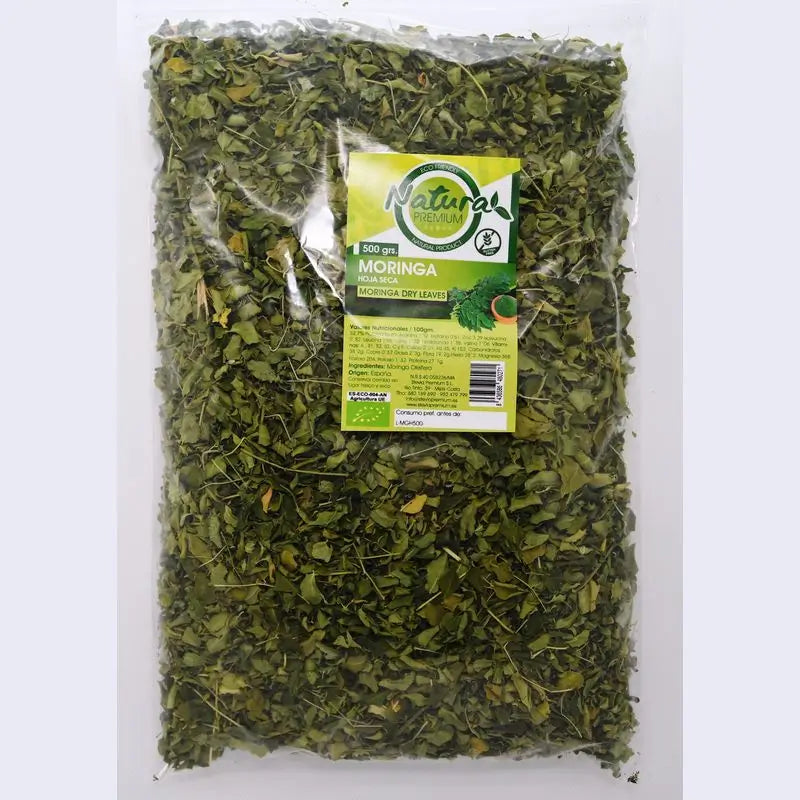 Natura Premium Moringa Hoja Seca Bio , 500 gr