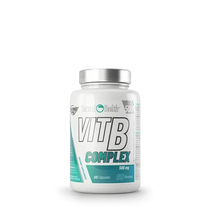 Natural Health Vit B Complex Complexo multivitamínico, 60 cápsulas