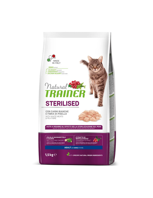 Natural T.Feline Adul Esterilizado Carne Blanca 1,5Kg, pienso para gatos