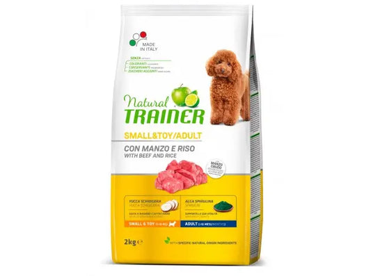 Natural Trainer Canine Adult Mini Ternera 2Kg, pienso para perros