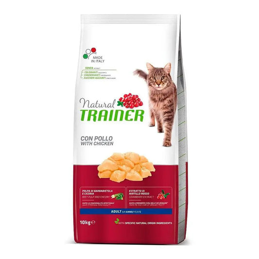 Natural Trainer Feline Adult Pollo 10Kg, pienso para gatos