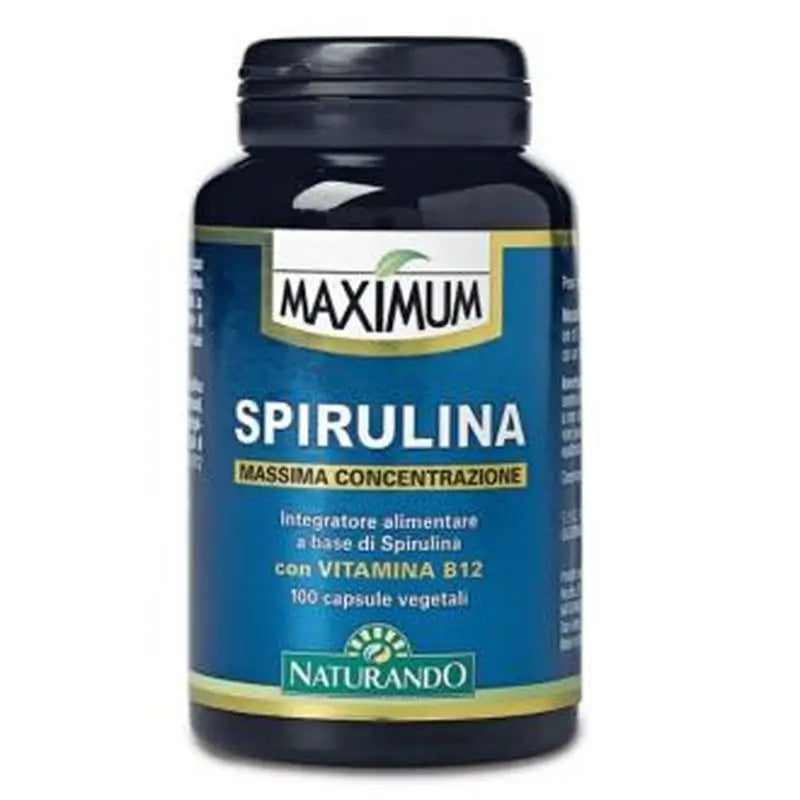 Naturando Maximum Spirulina 100 Cápsulas 