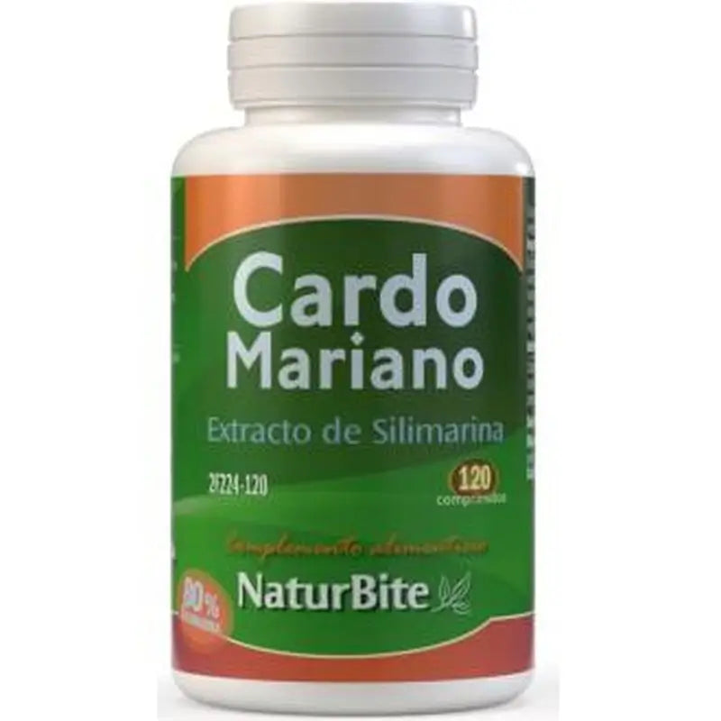 Naturbite Ex. Silimarina Cardo Mariano 120 Cápsulas