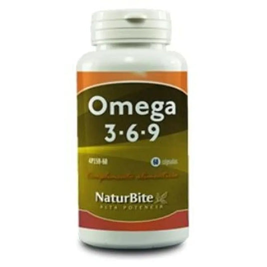 Naturbite Omega 3-6-9, 60 Cápsulas