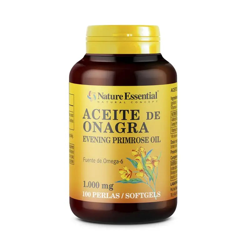 Nature Ess Aceite De Onagra 1000 Mg (10% Gla) , 100 perlas