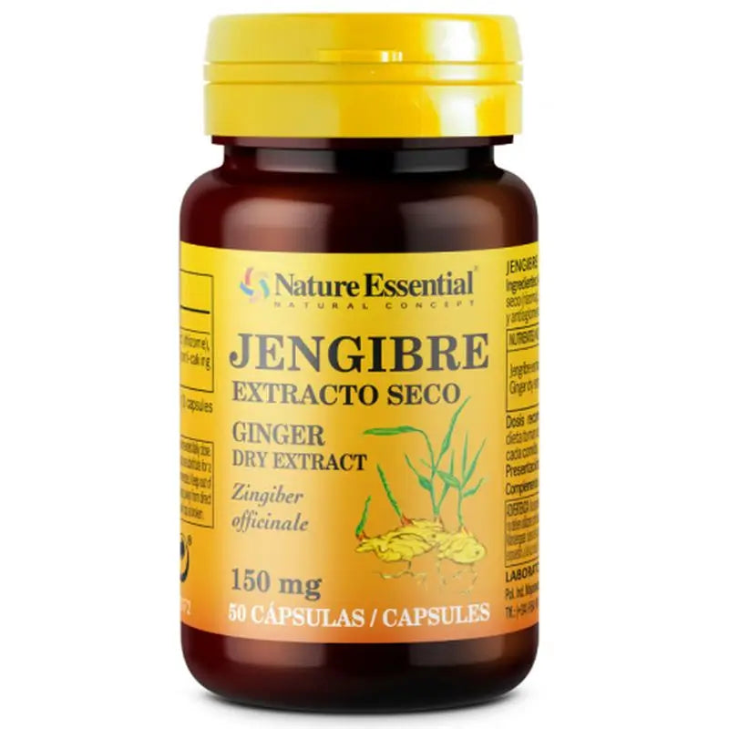 Nature Essential Jengibre 150Mg (Ext. Seco) 50 Cápsulas