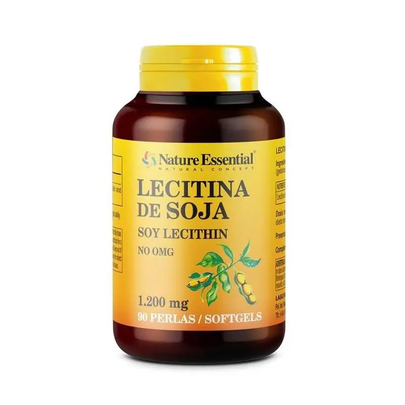 Soja Essencial da Natureza Lecithin , 90 pérolas