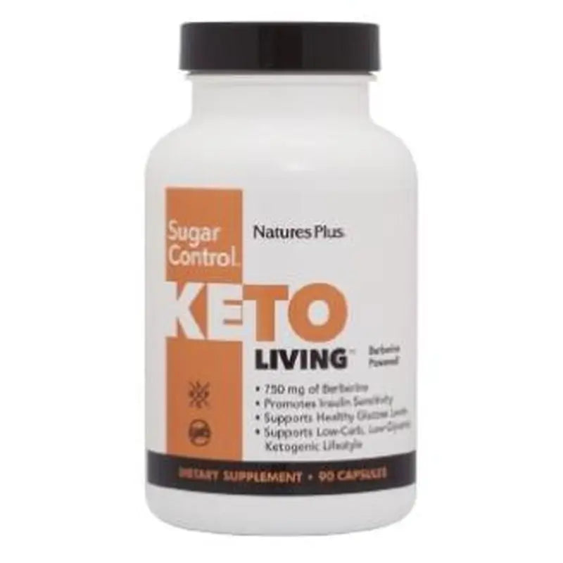 Natures Plus Keto Living Sugar Control 90Cap. 