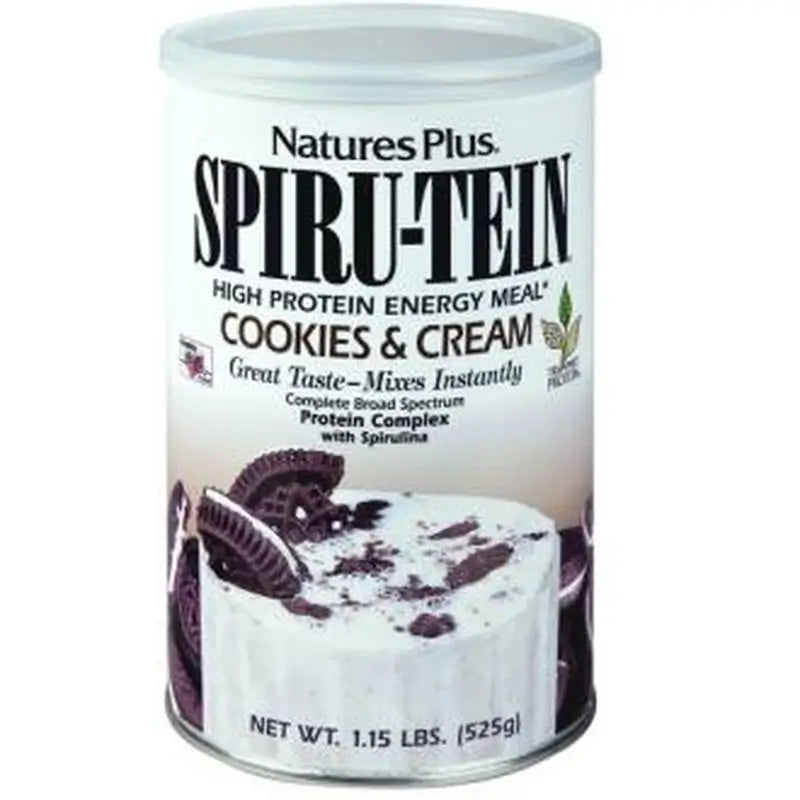 Natures Plus Spiru-Tein Cookies & Cream 525Gr. 