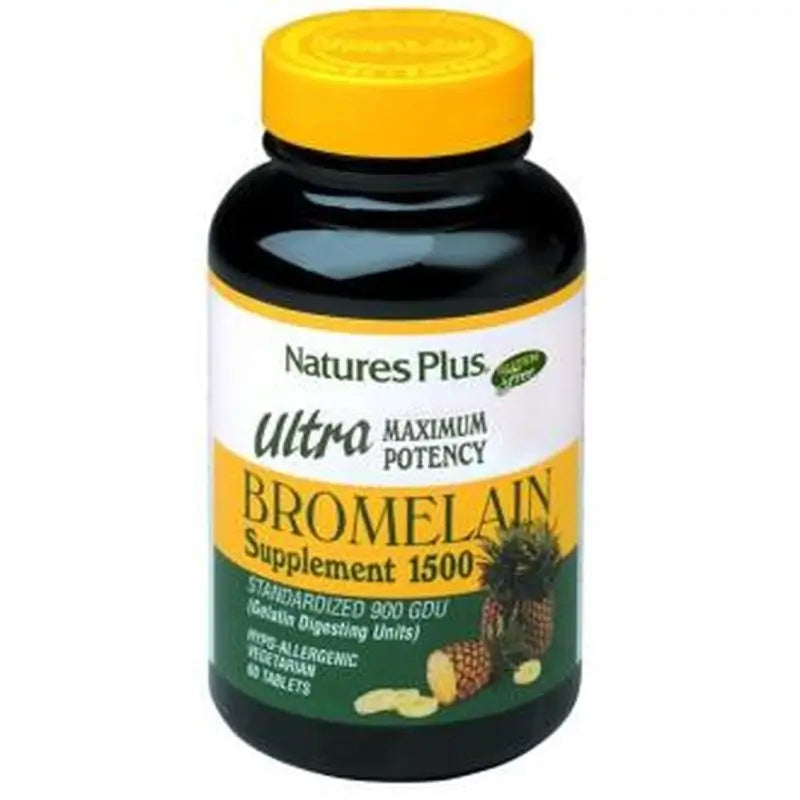 Natures Plus Ultra Bromelaina 1500Mg. 60Comp. 