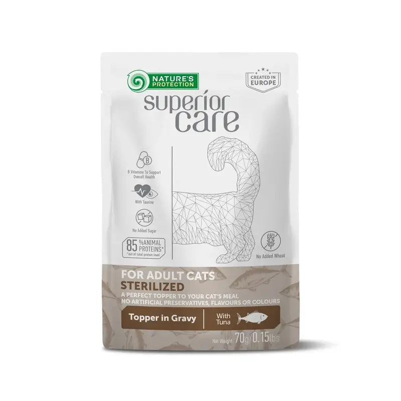 Natures Protection Detox Cat Steri. Adultos Todas as Raças Atum 24X70Gr